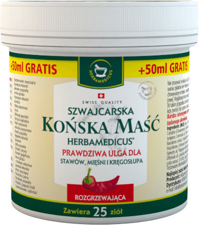 Szwajcarska maść końska Herbamedicus